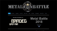 Desktop Screenshot of metalbattle.nl