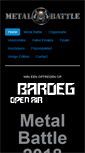 Mobile Screenshot of metalbattle.nl